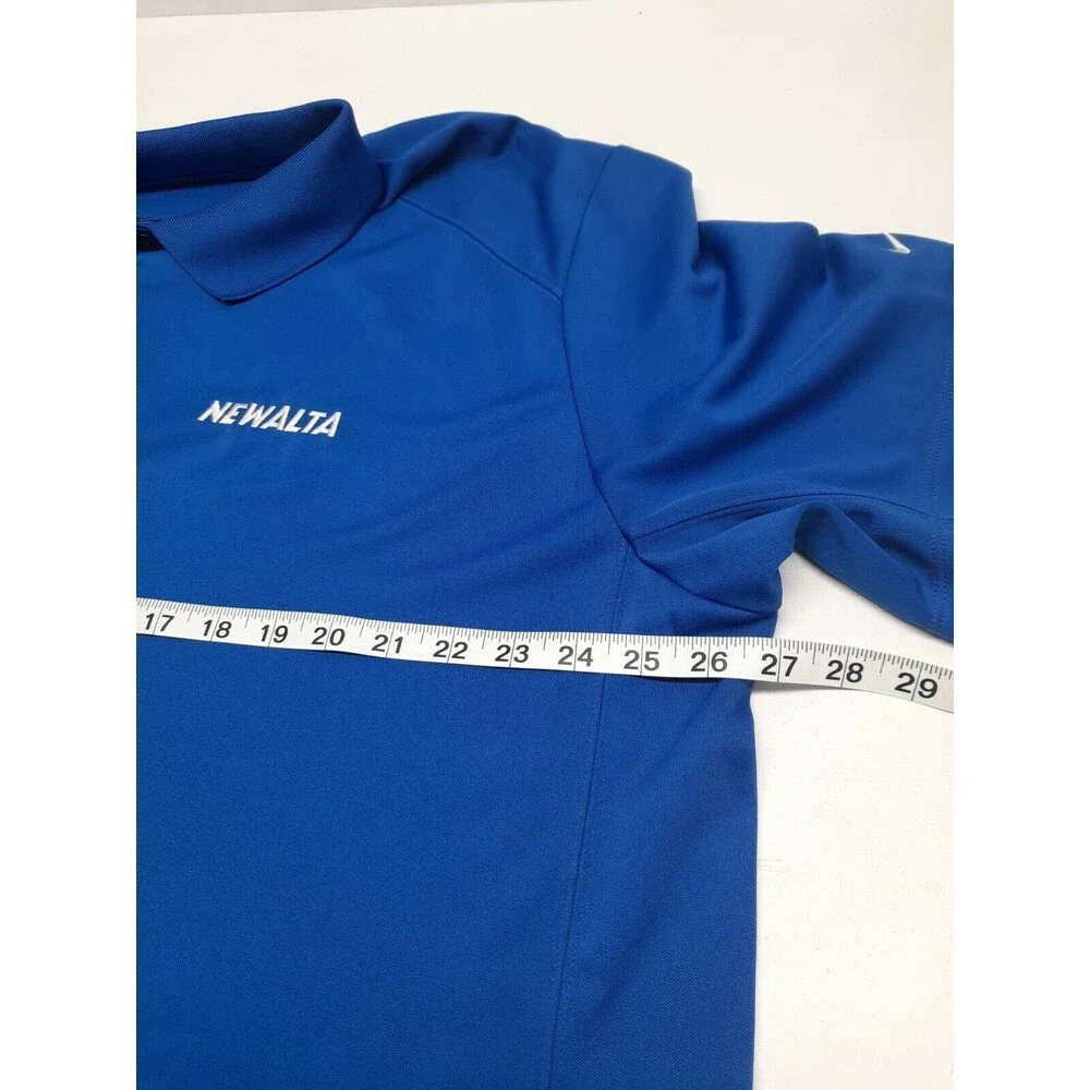 NIKE GOLF Tour Performance Blue DRI-FIT Golf Polo Shirt Newalta XXL